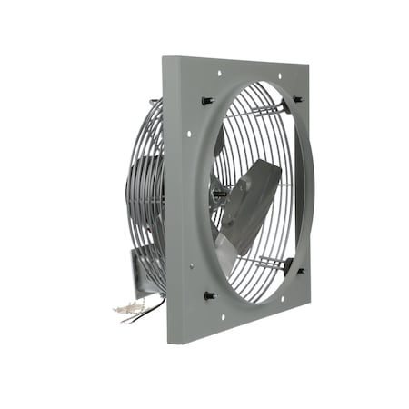 Tpi Exhaust Fan, 12" TEAO Motor, 120V, With Venturi, 1/12HP, 3-Speed, Gray CE 12-DV